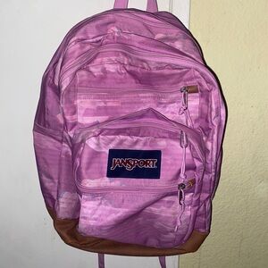 Jansport Pink and Brown Backpack